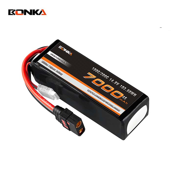 BONKA 7000mAh 100C 4S 14.8V Soft Pack for RC Car